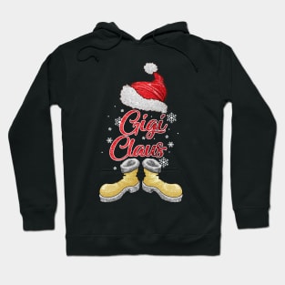 Santa Gigi Claus Merry Christmas Matching Family Group Hoodie